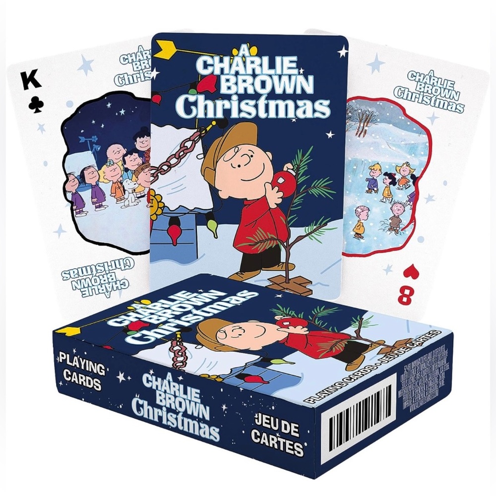 Peanuts CHARLIE BROWN Christmas Playing Cards Poker Officially Licensed Merch